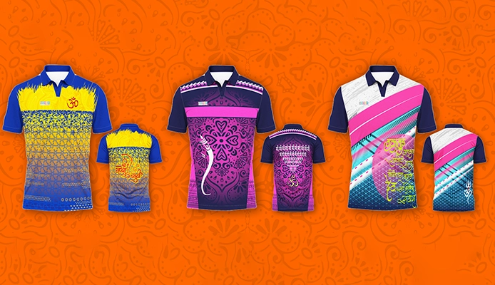 Custom jerseys bring festive style and unity to Ganesh festival celebrations with colorful designs.
