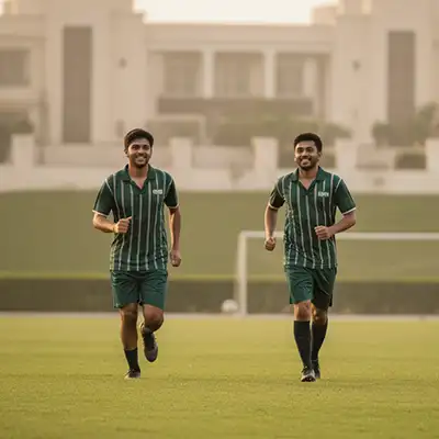 Premium house uniforms for international schools with superior fabric and refined finishing.
