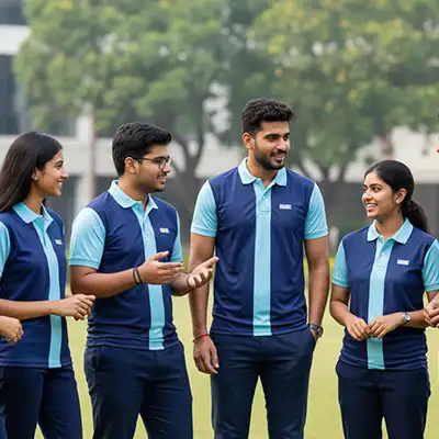 Smart, durable house uniforms designed for junior college students across Mumbai.
