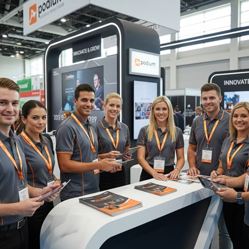 Sharp, brand-focused attire that helps sales teams look confident and credible.
